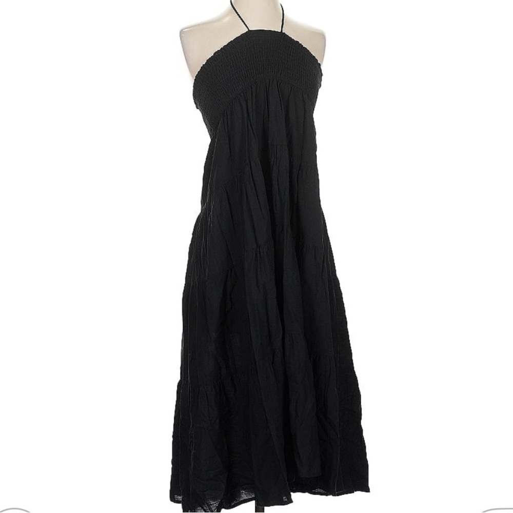 Black Women's Midi Skirt -